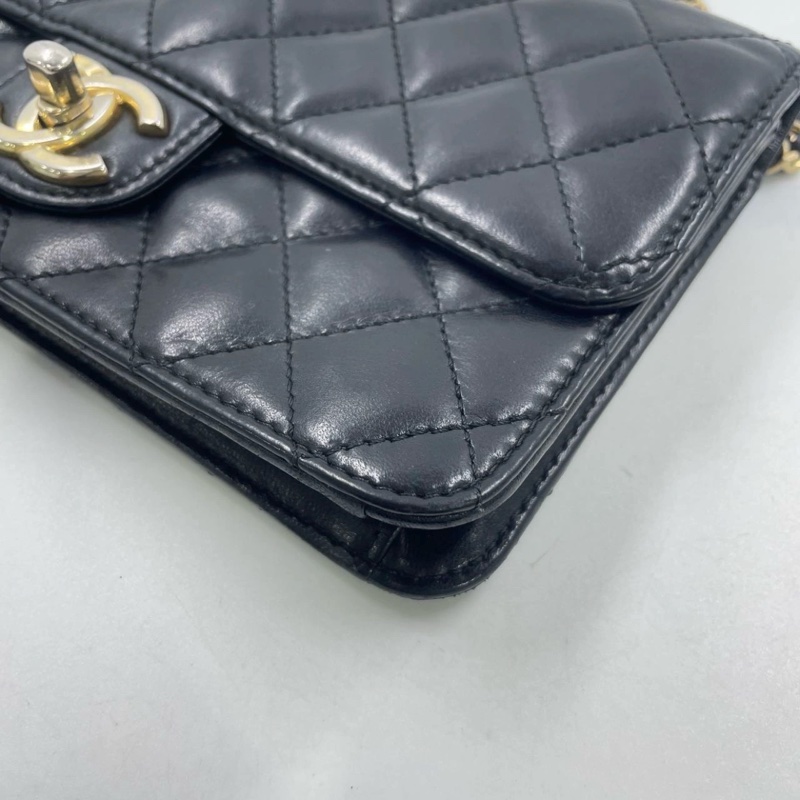 CHANEL BLACK AND GOLDEN METAL-12