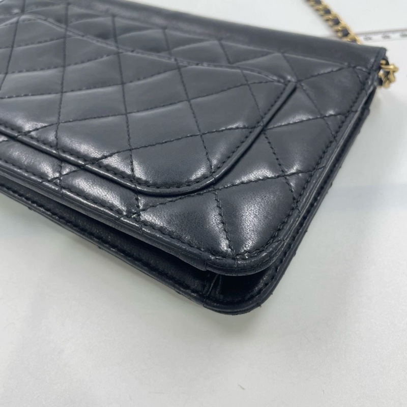 CHANEL BLACK AND GOLDEN METAL-14