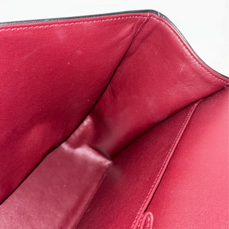 CHANEL A58600 COCO 30 CF JUMBO 黑色羊皮金鍊 肩背包斜背包口蓋包-54