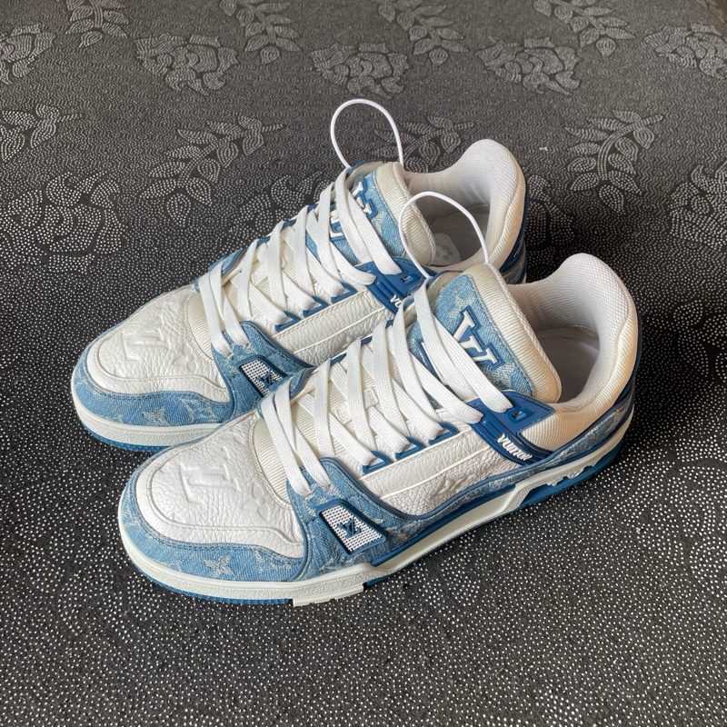 97新lv trainer白藍牛仔42碼無附件-0