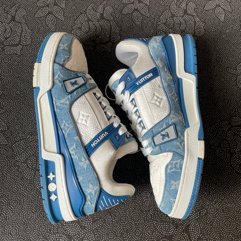 97新lv trainer白藍牛仔42碼無附件-4