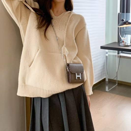 HERMES - 大象灰銀釦 Epsom Constance Slim 短夾-3