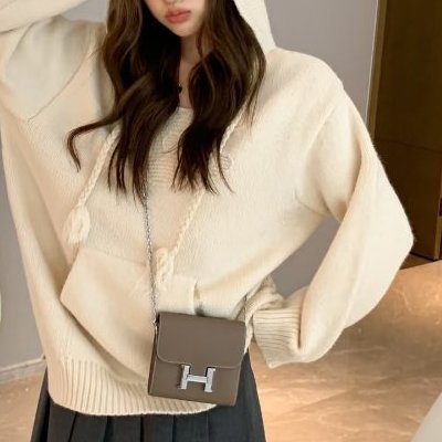 HERMES - 大象灰銀釦 Epsom Constance Slim 短夾-5