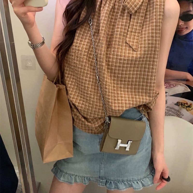 HERMES - 大象灰銀釦 Epsom Constance Slim 短夾-6