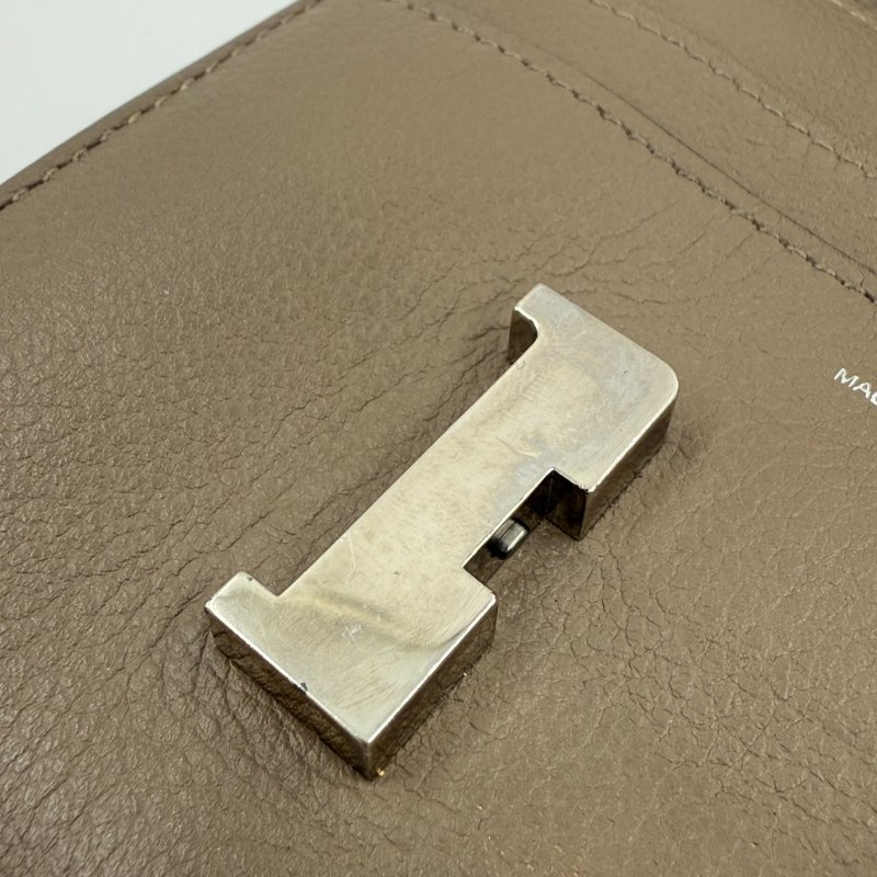 HERMES - 大象灰銀釦 Epsom Constance Slim 短夾-23