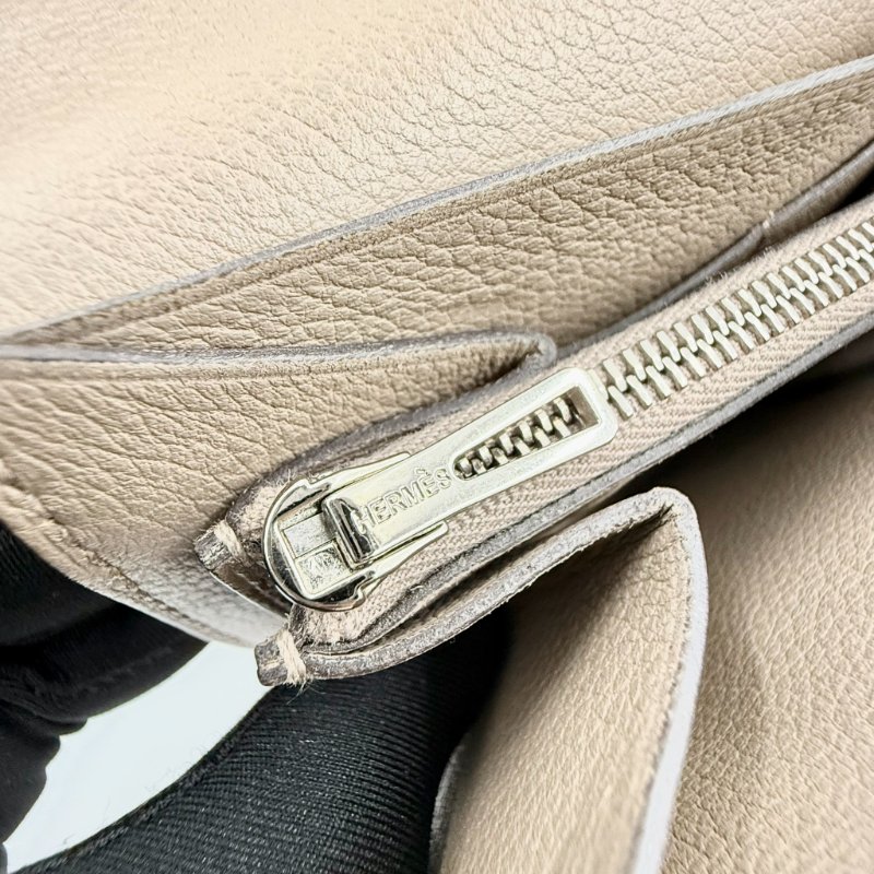 HERMES - 大象灰銀釦 Epsom Constance Slim 短夾-25