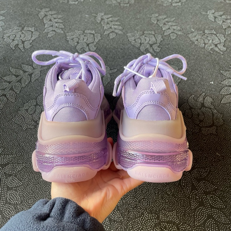 97新巴黎世家triples薰衣草紫37碼無附件一-2