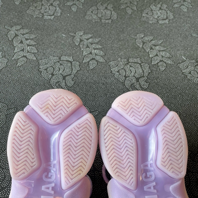 97新巴黎世家triples薰衣草紫37碼無附件一-5