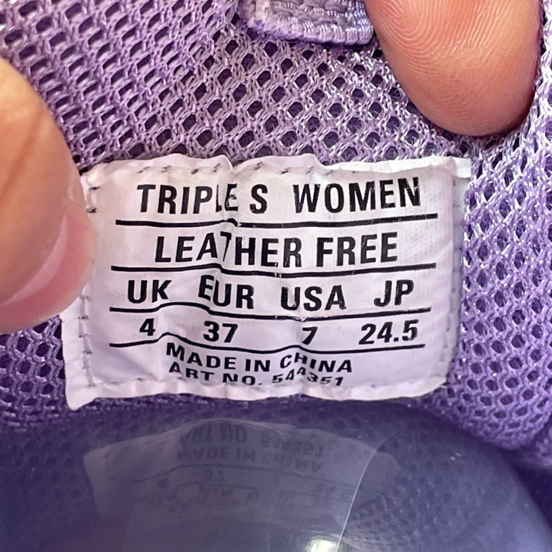 97新巴黎世家triples薰衣草紫37碼無附件一-8