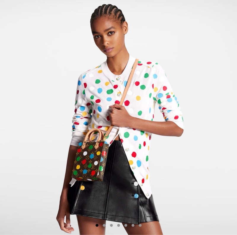 Louis Vuitton LV x YK 草間彌生限量波點款 mini tote petit sac plat-2