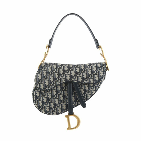 【包稅】DIOR M0446CTZQ 藍色斜背馬鞍包（中）+ S8553CBTE 肩帶 35071