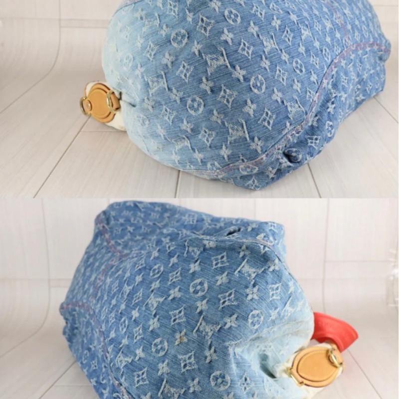 「JL精品代購」🌟稀有款🌟9新 LV 牛仔漸變藍 托特包-7