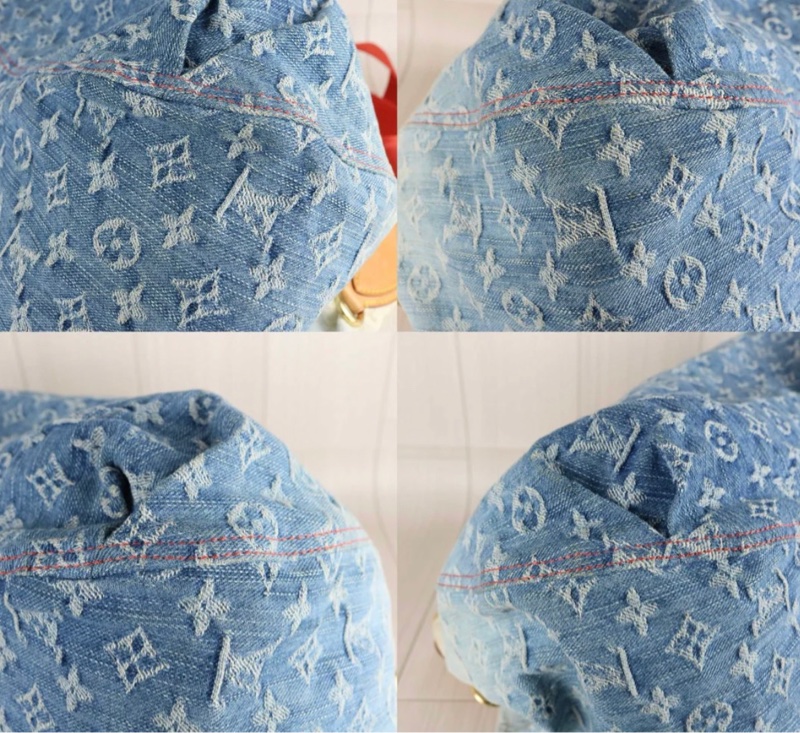 「JL精品代購」🌟稀有款🌟9新 LV 牛仔漸變藍 托特包-8