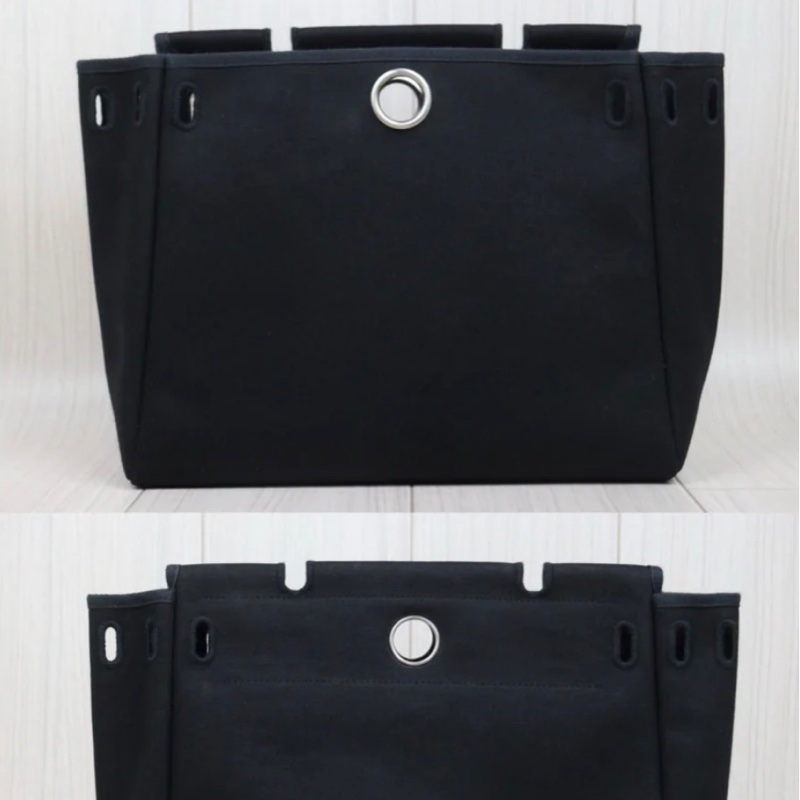 「JL精品代購」98新 Hermes herbag 31 熊貓 （黑白兩包可替換）-14