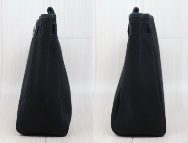 「JL精品代購」98新 Hermes herbag 31 熊貓 （黑白兩包可替換）-15