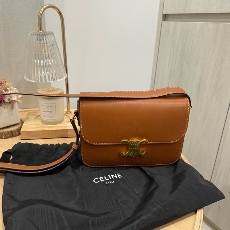 Celine Triomphe 天然牛皮/金智媛著用款 95成新-2