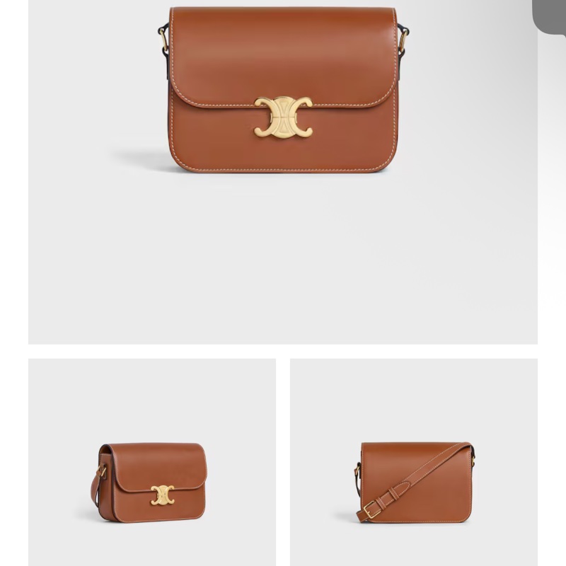 Celine Triomphe 天然牛皮/金智媛著用款 95成新-5