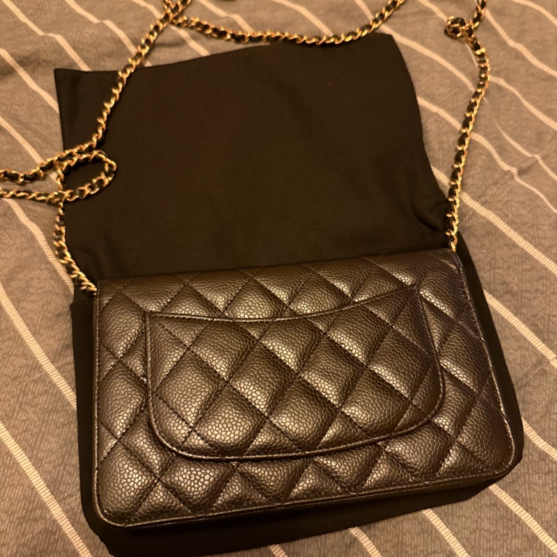 Woc 魚子醬牛皮金扣 磁吸款-7