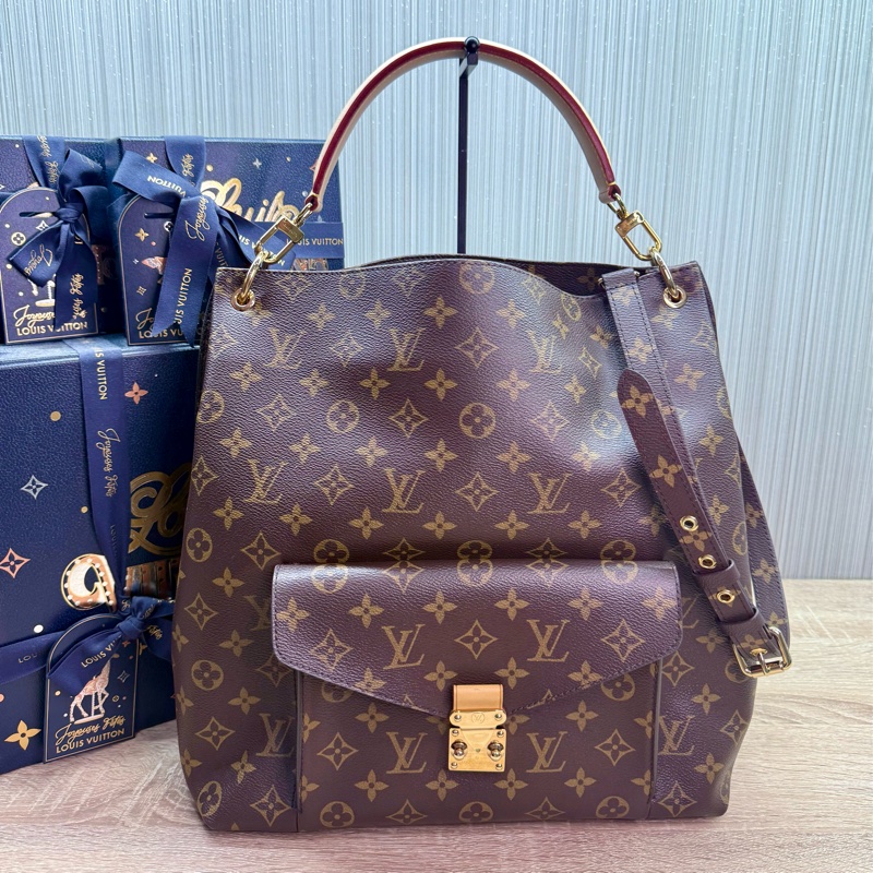 LV M40781 Métis hobo 近新手泫雅同款提兩用肩背購物包-0