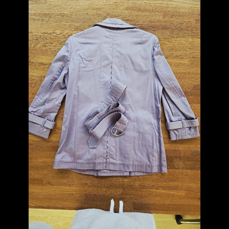 Coach 紫色風衣-4