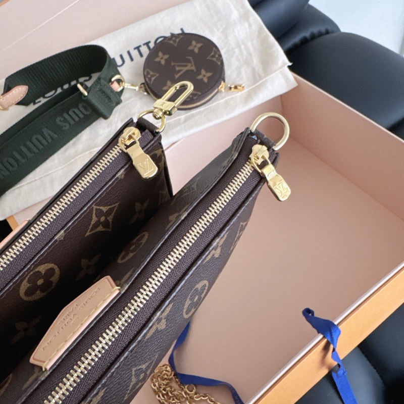 LV老花綠肩帶五合一-8