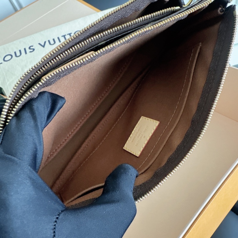 LV老花綠肩帶五合一-9