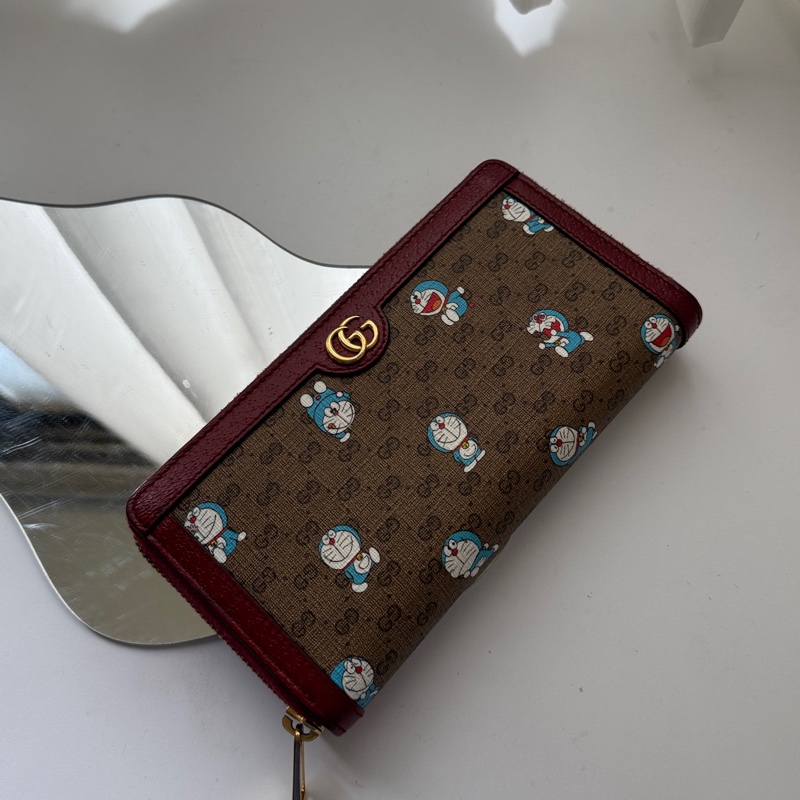 ▪️富貴選物FUGUEI▪️GUCCI x Doraemon 小叮噹聯名老花長夾-0