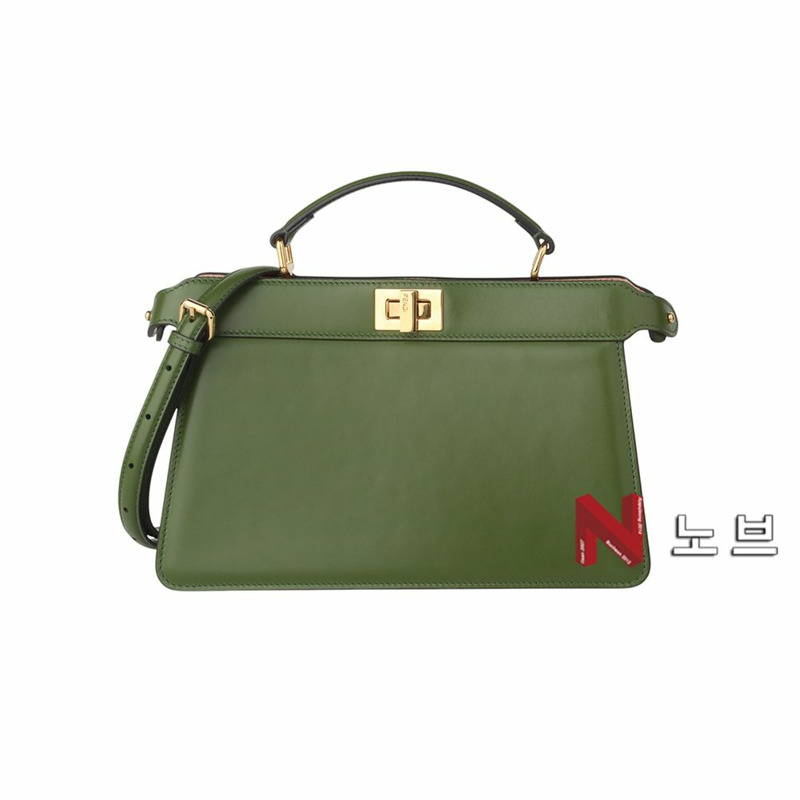 【包稅】FENDI 8BN323 Peekaboo ICY 東西向肩背包 35118Y-0