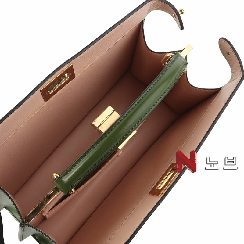 【包稅】FENDI 8BN323 Peekaboo ICY 東西向肩背包 35118Y-6