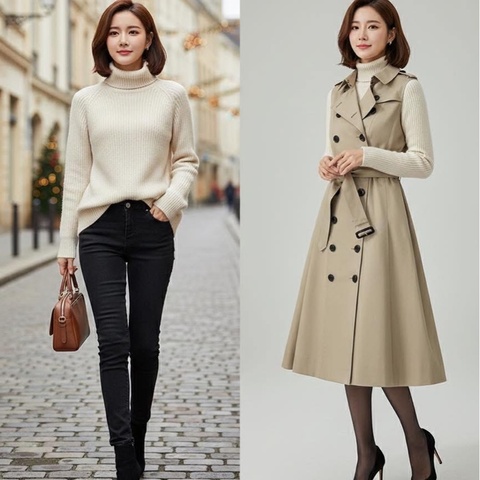 BURBERRY 倫敦 雙排扣腰帶風衣型洋裝&外套