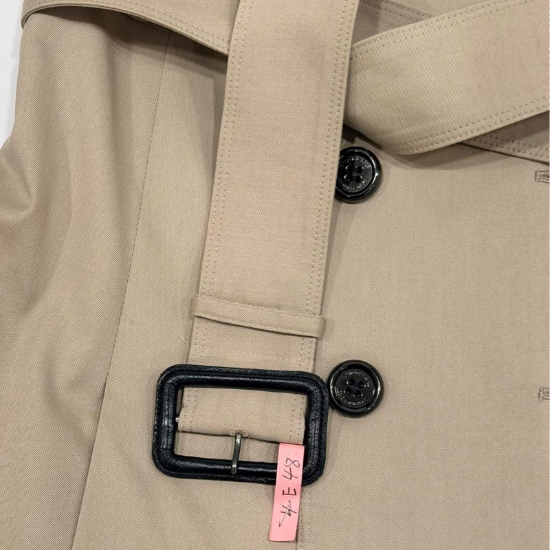 BURBERRY 倫敦 雙排扣腰帶風衣型洋裝&外套-5