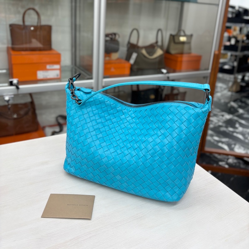 BV油畫藍編織飯盒Hobo-0