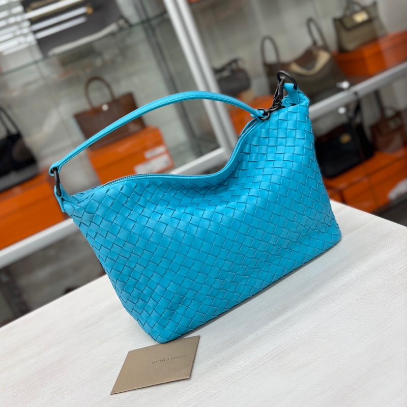 BV油畫藍編織飯盒Hobo-3