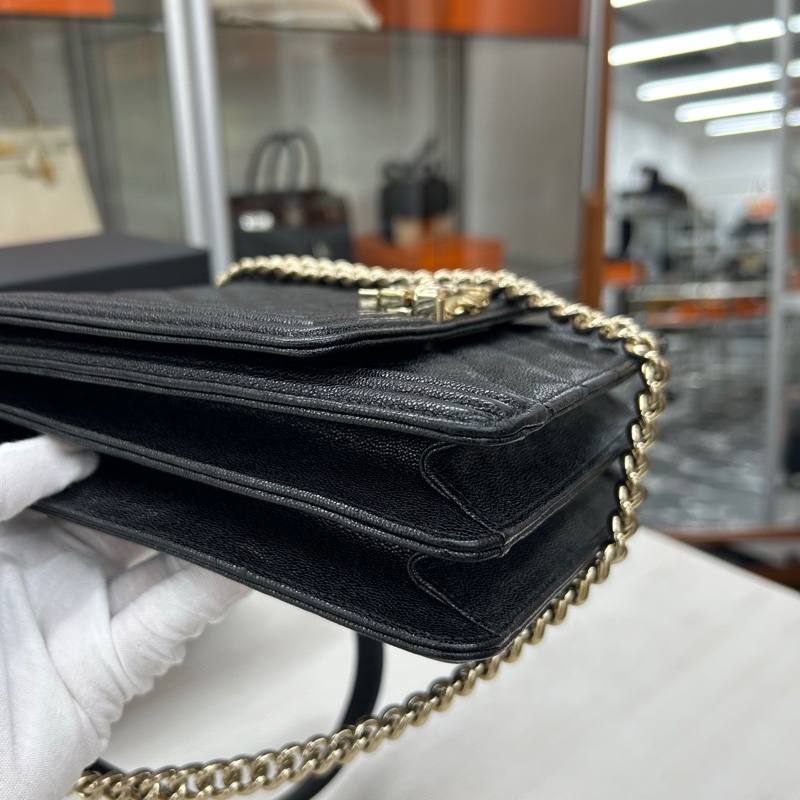 Chanel 黑金豎版 Leboy-6