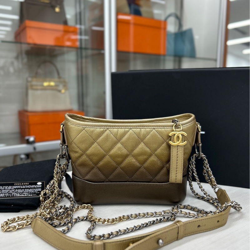 Chanel 古銅金漸變流浪包-3