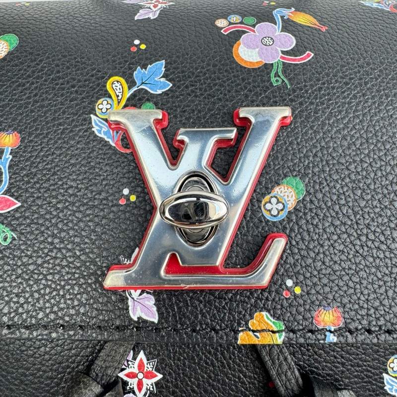 LV 雙肩小書包 秀款小花Lockme雙肩包-6