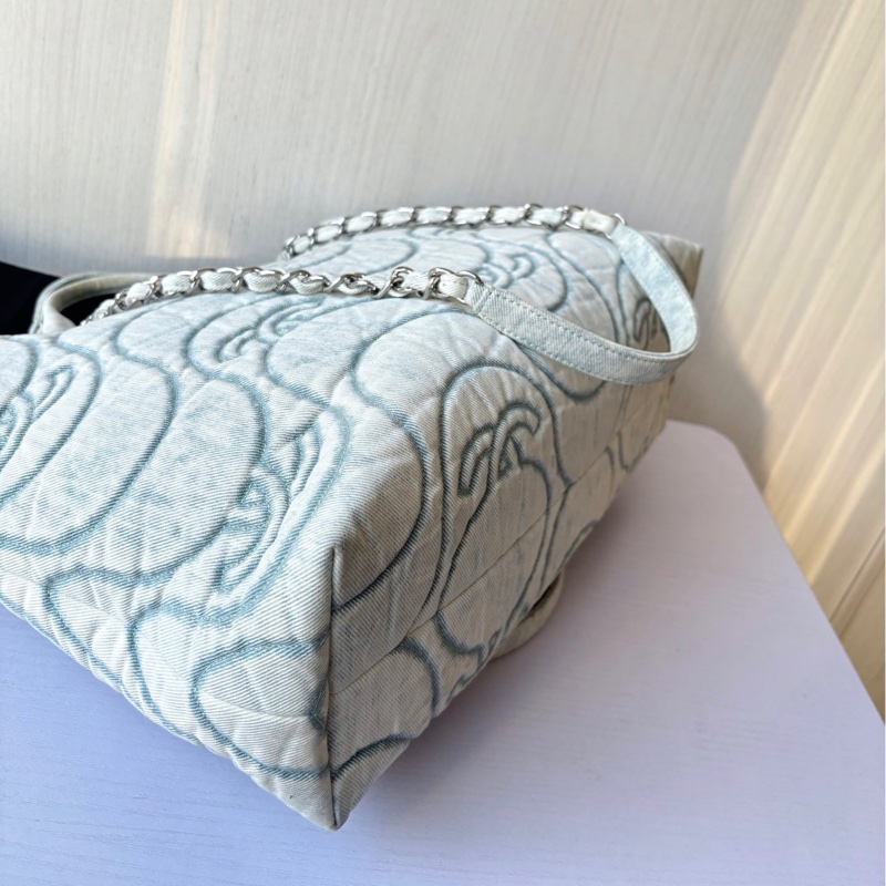 Chanel 牛仔21P 海浪Tote-4