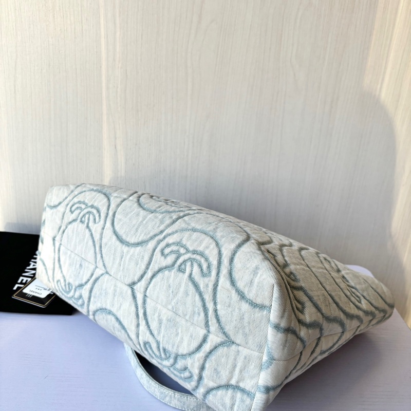 Chanel 牛仔21P 海浪Tote-5