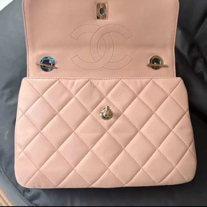 🈶盒子塵袋購證❤️ #香奈兒 #櫻花粉 #TrendyCC #CF handle #小號-6