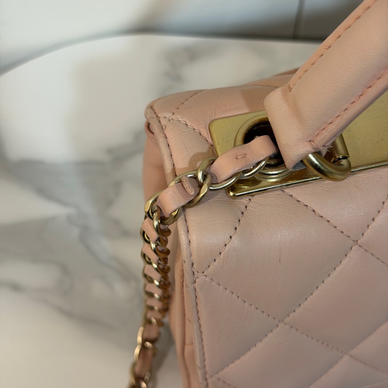 🈶盒子塵袋購證❤️ #香奈兒 #櫻花粉 #TrendyCC #CF handle #小號-13