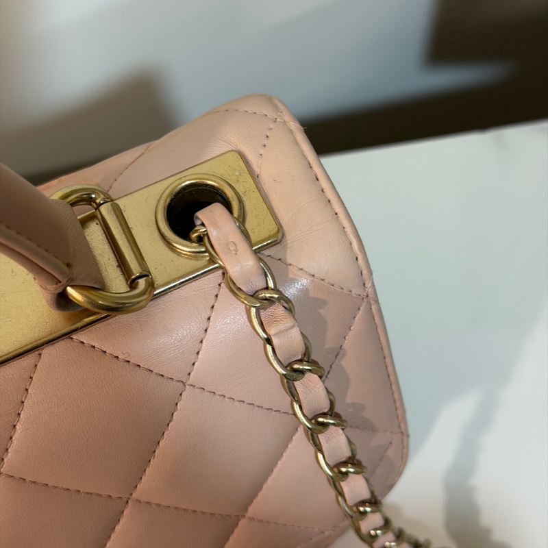 🈶盒子塵袋購證❤️ #香奈兒 #櫻花粉 #TrendyCC #CF handle #小號-14