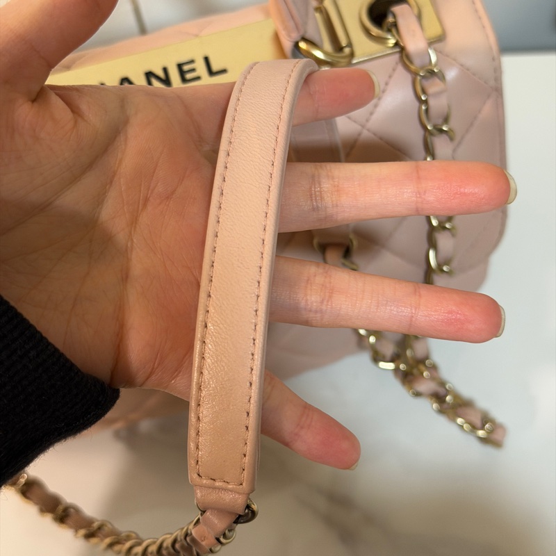 🈶盒子塵袋購證❤️ #香奈兒 #櫻花粉 #TrendyCC #CF handle #小號-15