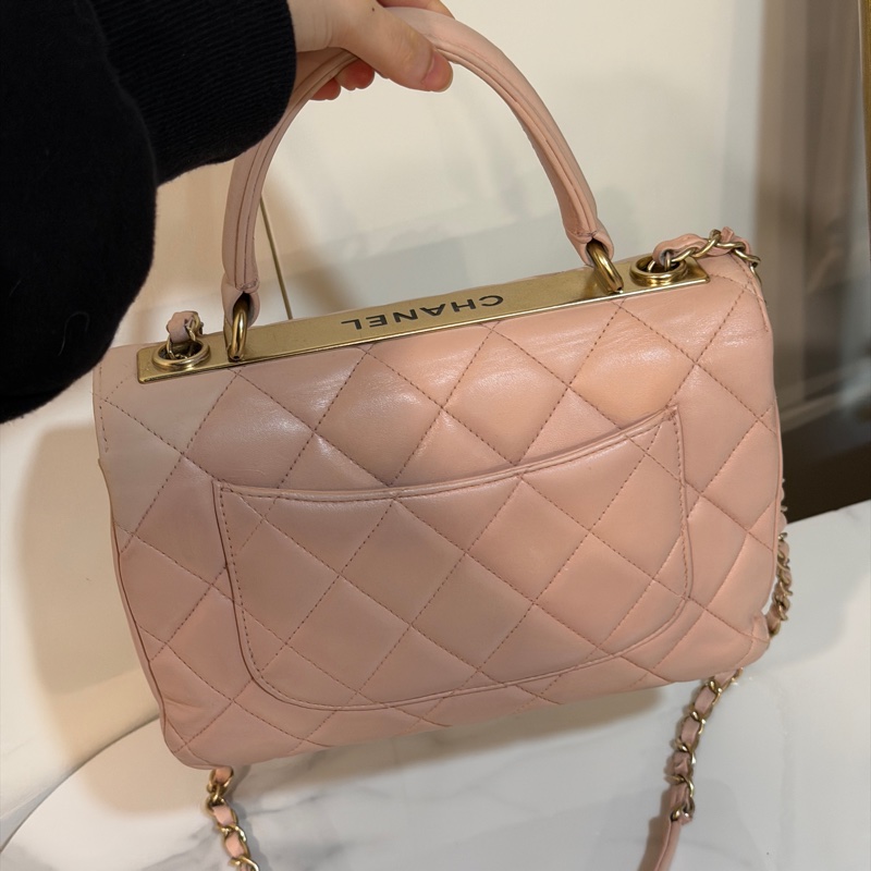 🈶盒子塵袋購證❤️ #香奈兒 #櫻花粉 #TrendyCC #CF handle #小號-19