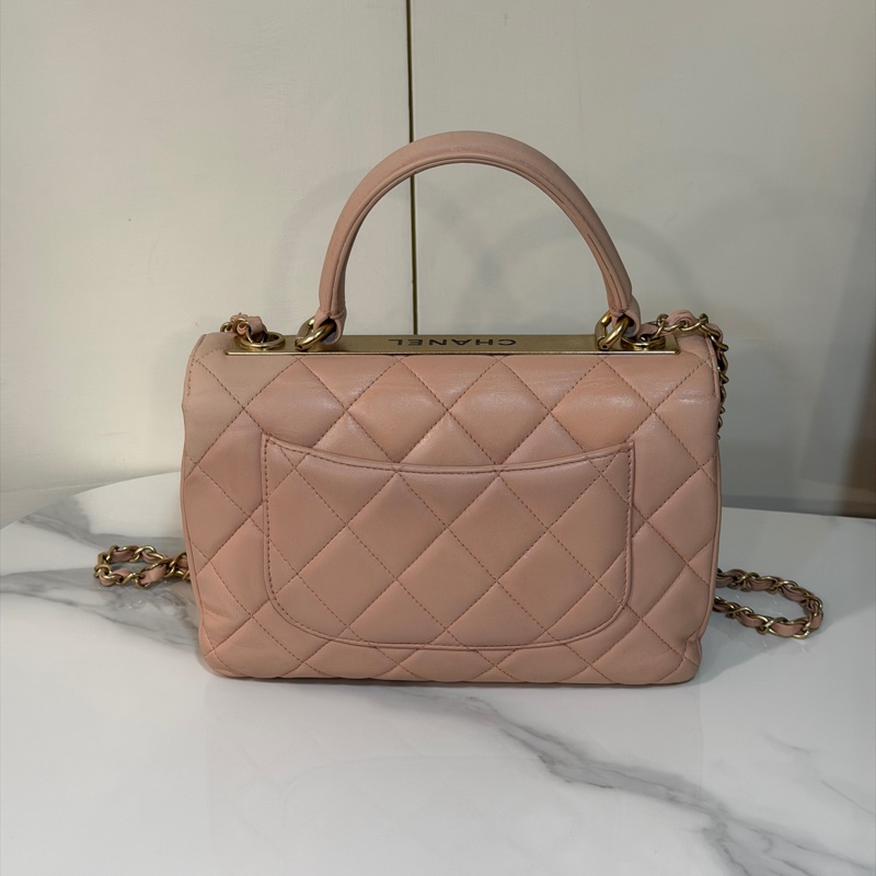 🈶盒子塵袋購證❤️ #香奈兒 #櫻花粉 #TrendyCC #CF handle #小號-29