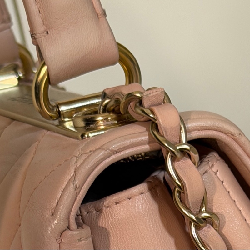 🈶盒子塵袋購證❤️ #香奈兒 #櫻花粉 #TrendyCC #CF handle #小號-47