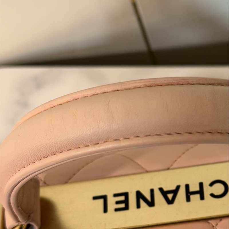 🈶盒子塵袋購證❤️ #香奈兒 #櫻花粉 #TrendyCC #CF handle #小號-85