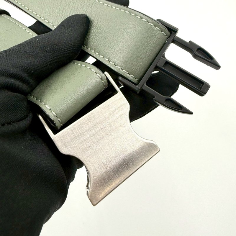 LOEWE - 鼠尾草綠Mini Puzzle Edge 腰包-16