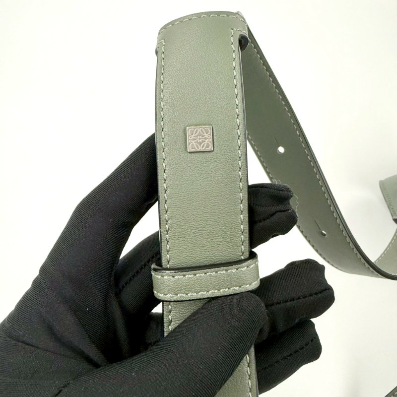 LOEWE - 鼠尾草綠Mini Puzzle Edge 腰包-19