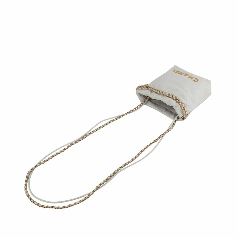 【包稅】CHANEL AS3980 22吋亮面小牛皮迷你斜背包 35142Y-3