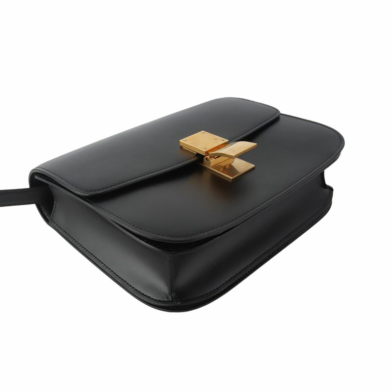 【包稅】CELINE 189173 小牛皮經典盒形包 中 35212Y-4